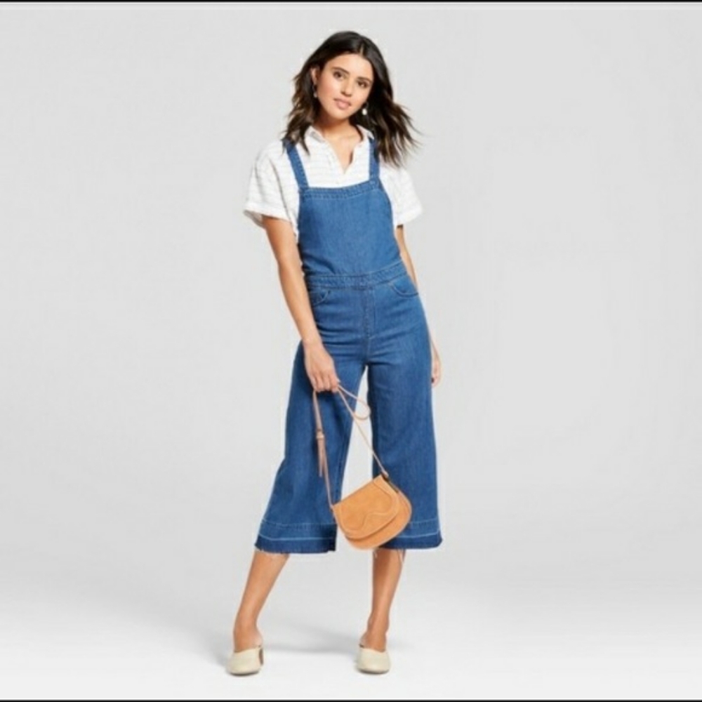 Universal Thread Tie Back Blue Jumpsuit